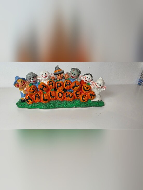 Other - 🎃 VINTAGE 80S WEE CRAFTS "HAPPY HALLOWEEN SIGN"
